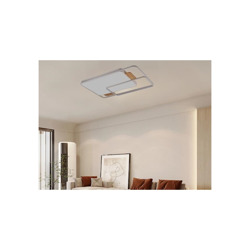 LED dimbare plafondlamp LED/280W/230V 3000-6500K + afstandsbediening