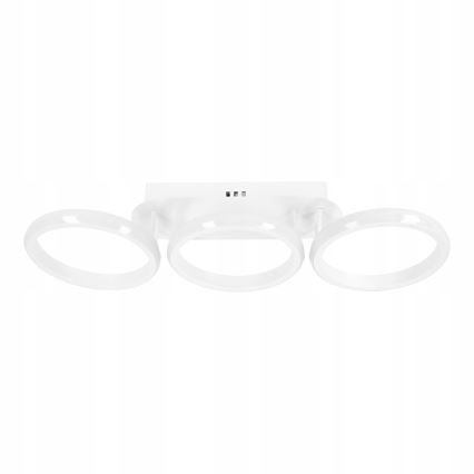 Dimbare LED plafondlamp LED/30W/230V 3000-6500K wit Wi-Fi Tuya + afstandsbediening