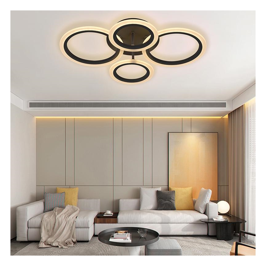 LED Dimbare plafondlamp LED/50W/230V 3000-6500K + afstandsbediening