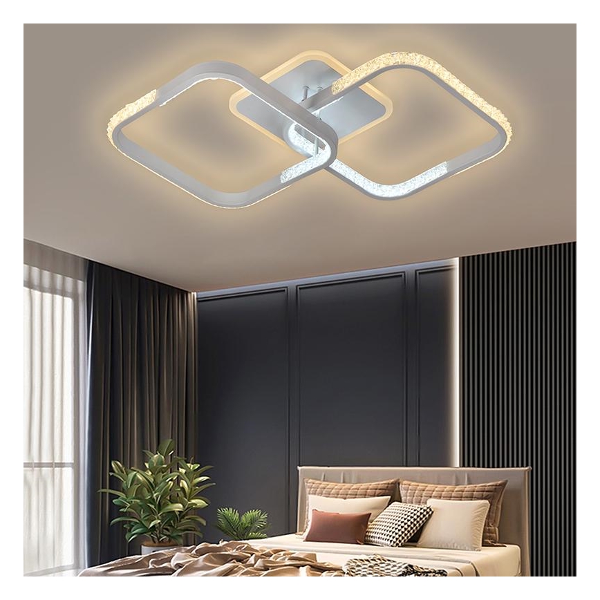 LED Dimbare plafondlamp LED/55W/230V 3000-6500K + afstandsbediening