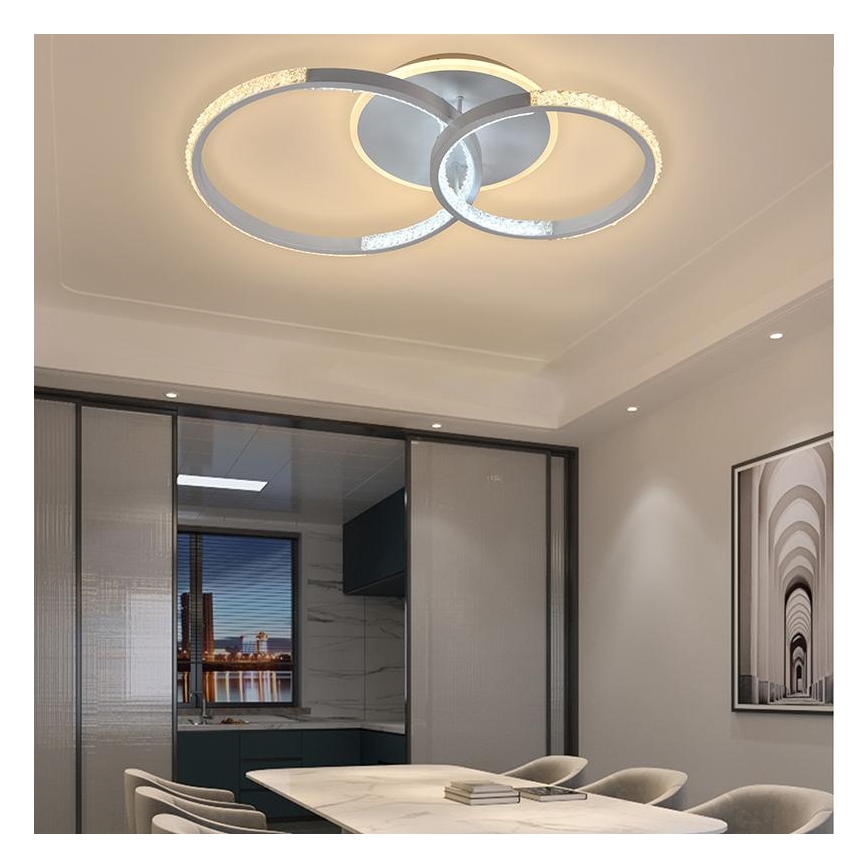 LED Dimbare plafondlamp LED/55W/230V 3000-6500K + afstandsbediening