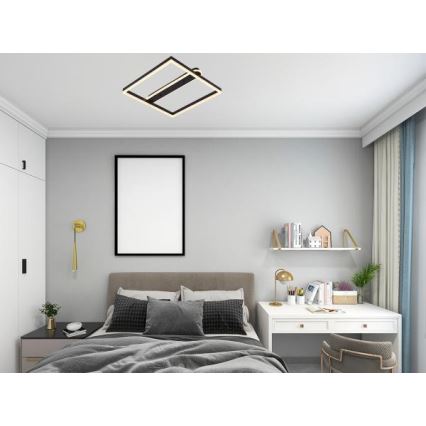 LED dimbare plafondlamp LED/60W/230V 3000-6500K + afstandsbediening