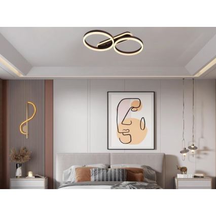 LED dimbare plafondlamp LED/60W/230V 3000–6500K + afstandsbediening