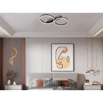 LED dimbare plafondlamp LED/60W/230V 3000–6500K + afstandsbediening