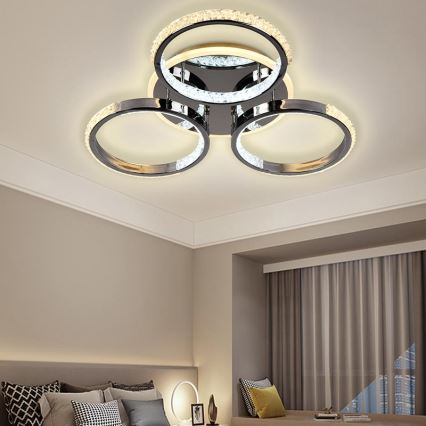 LED Dimbare Opbouwlamp LED/60W/230V 3000-6500K + afstandsbediening