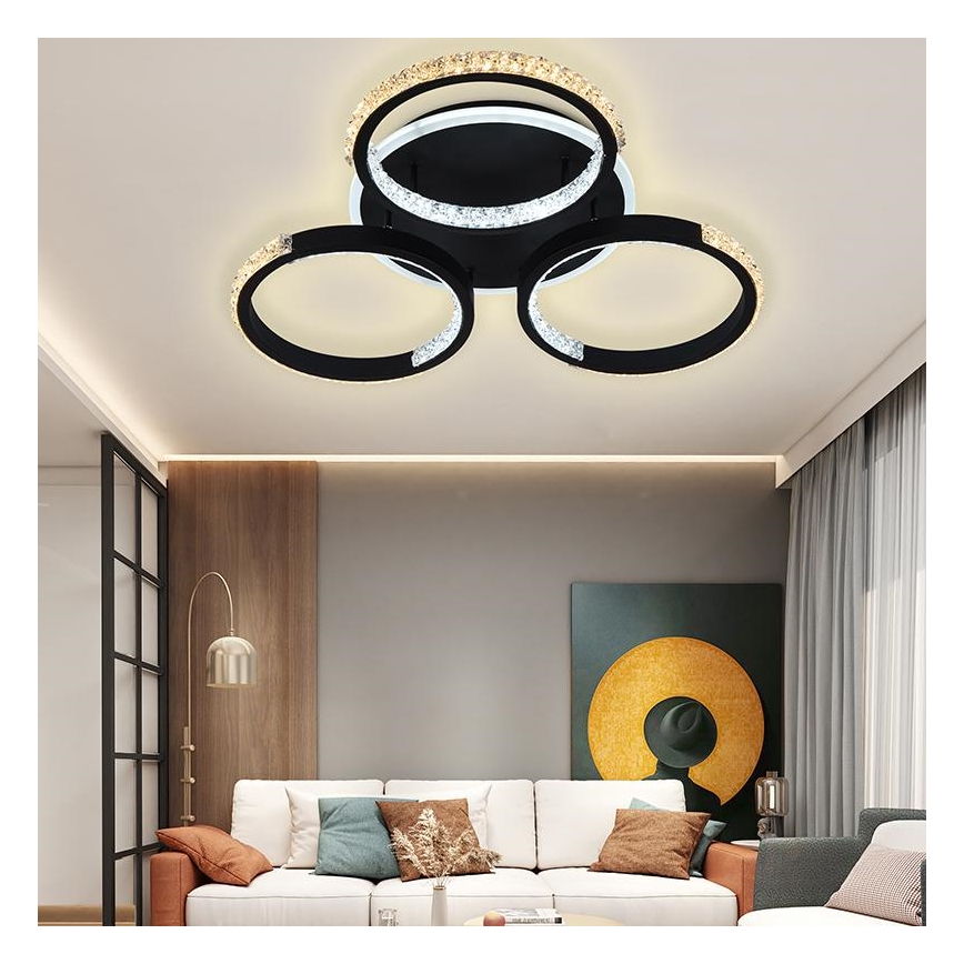 LED Dimbare plafondlamp LED/60W/230V 3000-6500K + afstandsbediening