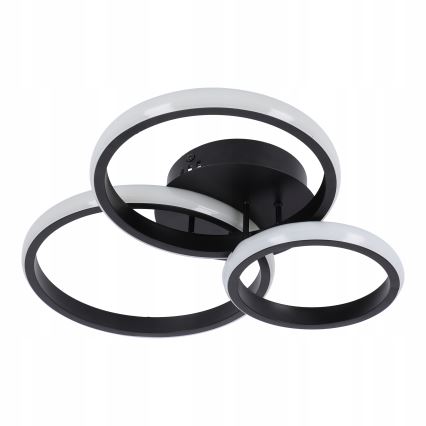 LED-dimbare plafondlamp LED/70W/230V 3000-6500K zwart + afstandsbediening