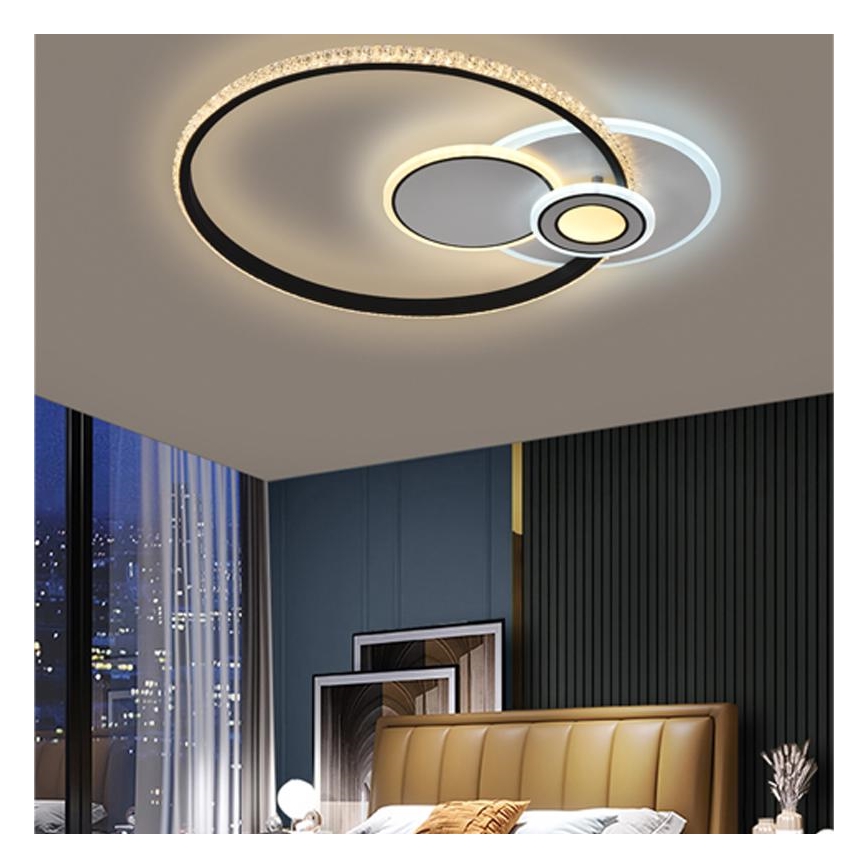 LED Dimbare plafondlamp LED/80W/230V 3000-6500K + afstandsbediening