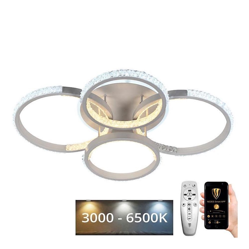 LED Dimbare plafondlamp LED/80W/230V 3000-6500K + afstandsbediening