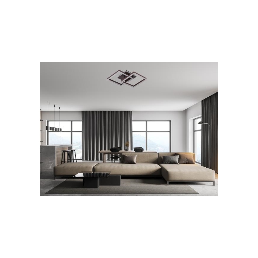 LED dimbare plafondlamp LED/80W/230V 3000-6500K + afstandsbediening