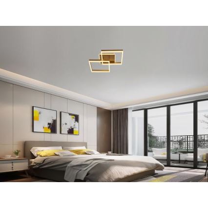 LED dimbare plafondlamp LED/80W/230V 3000-6500K + afstandsbediening