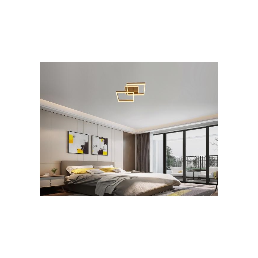LED dimbare plafondlamp LED/80W/230V 3000-6500K + afstandsbediening