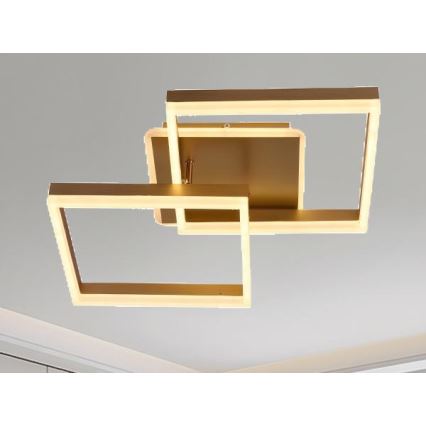 LED dimbare plafondlamp LED/80W/230V 3000-6500K + afstandsbediening