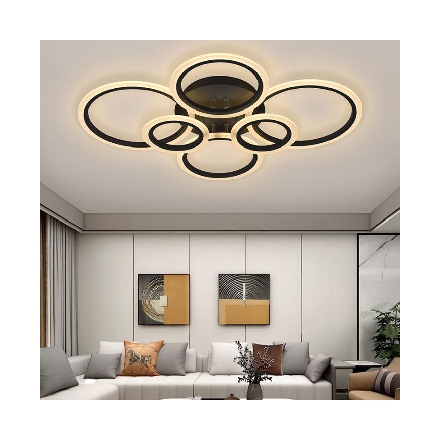LED Dimbare plafondlamp LED/85W/230V 3000-6500K + afstandsbediening