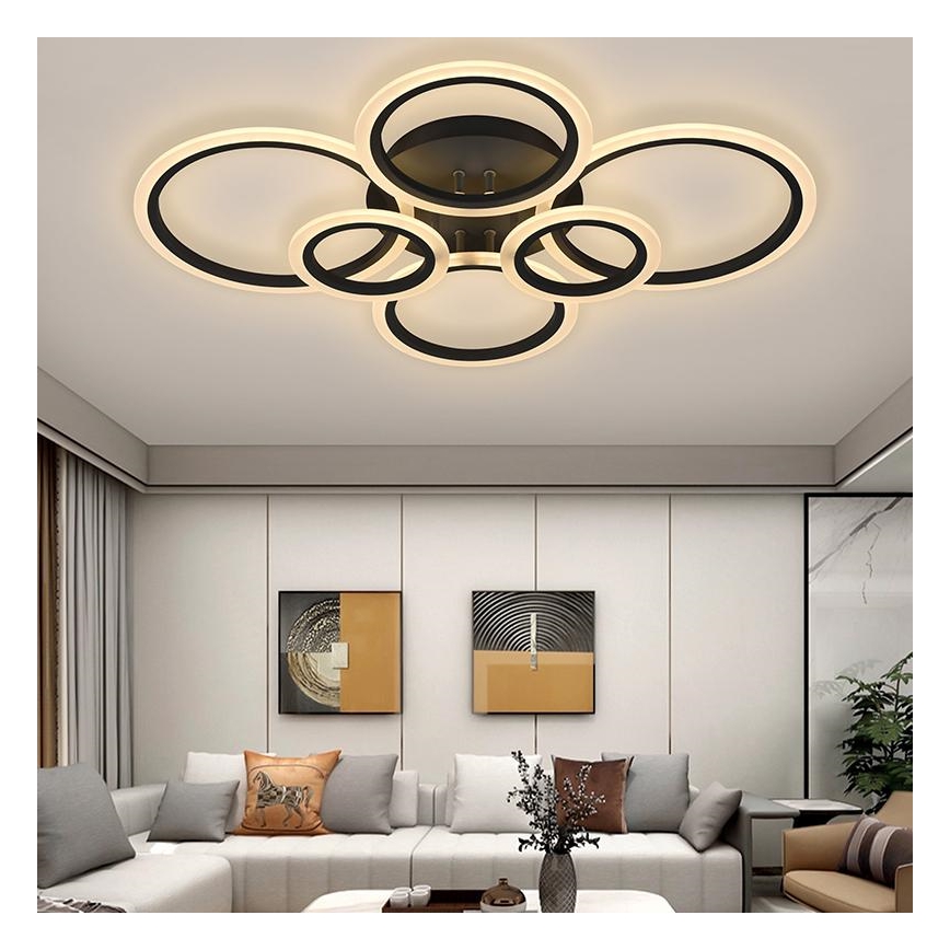 LED Dimbare plafondlamp LED/85W/230V 3000-6500K + afstandsbediening