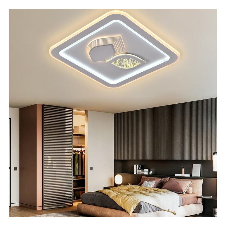 LED Dimbare plafondlamp LED/95W/230V 3000-6500K + afstandsbediening