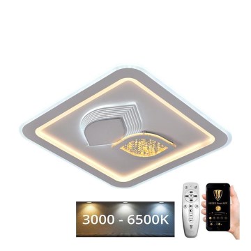 LED Dimbare plafondlamp LED/95W/230V 3000-6500K + afstandsbediening