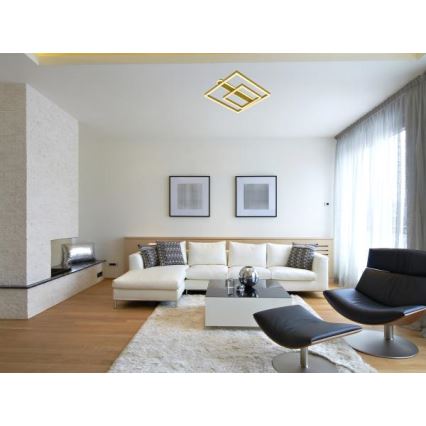 LED Dimbare plafondlamp LED/95W/230V 3000-6500K + afstandsbediening