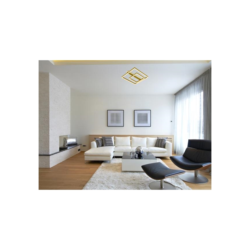 LED Dimbare plafondlamp LED/95W/230V 3000-6500K + afstandsbediening