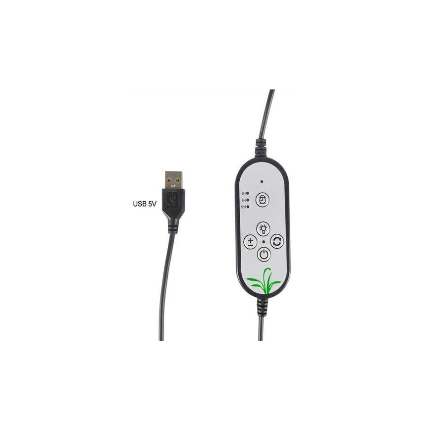 LED Dimbare Plafondlamp met clip voor het kweken van planten LED/15W/5V