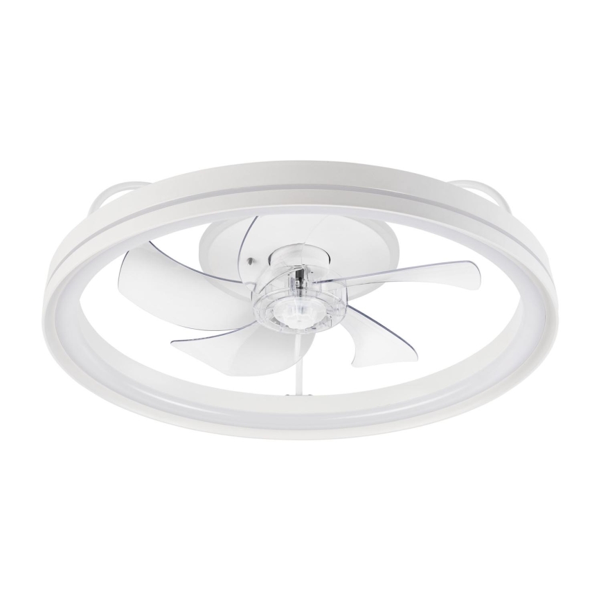 LED Dimbare plafondlamp met ventilator FARGO LED/37W/230V wit + afstandsbediening
