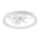 LED Dimbare plafondlamp met ventilator FARGO LED/37W/230V wit + afstandsbediening