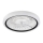 LED Dimbare plafondlamp met ventilator GEMMA LED/37W/230V wit + afstandsbediening