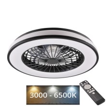 LED Dimbare plafondlamp met ventilator LED/48W/230V 3000-6500K + afstandsbediening