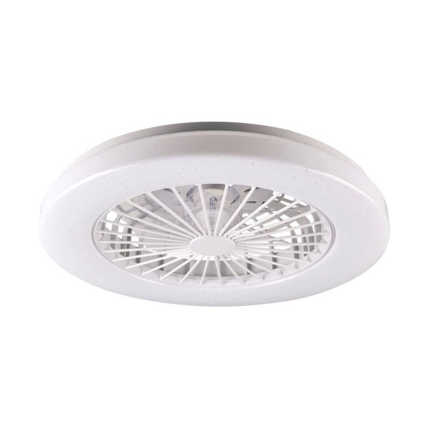 LED Dimbare plafondlamp met ventilator LIBYA LED/48W/230V 3000-6500K wit + afstandsbediening