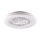 LED Dimbare plafondlamp met ventilator LIBYA LED/48W/230V 3000-6500K wit + afstandsbediening
