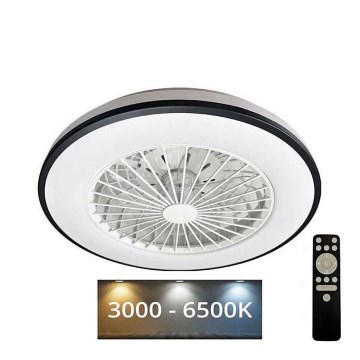 LED Dimbare plafondlamp met ventilator OPAL LED/48W/230V 3000-6500K + afstandsbediening