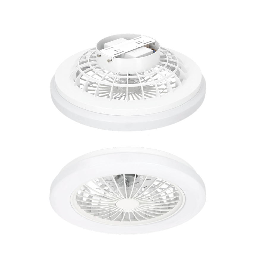 LED-dimbare plafondlamp met ventilator VENTELUX LED/24W/230V 3000/4000/6500K Ø 45 cm wit + afstandsbediening
