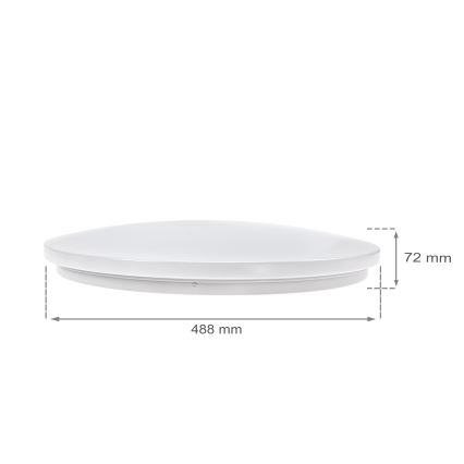 LED dimbare plafondlamp NYMPHEA LED/36W/230V 2700-6500K Wi-Fi Tuya