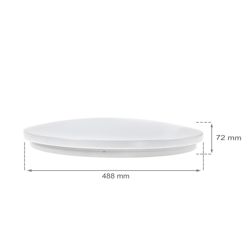 LED dimbare plafondlamp NYMPHEA LED/36W/230V 2700-6500K Wi-Fi Tuya