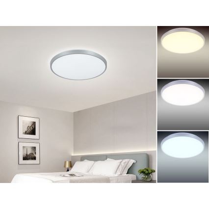 LED Dimbaar Plafondlamp OPAL LED/24W/230V + afstandsbediening