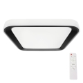 LED dimbare plafondlamp QUADRO LED/38W/230V 3000-6000K wit/zwart + afstandsbediening