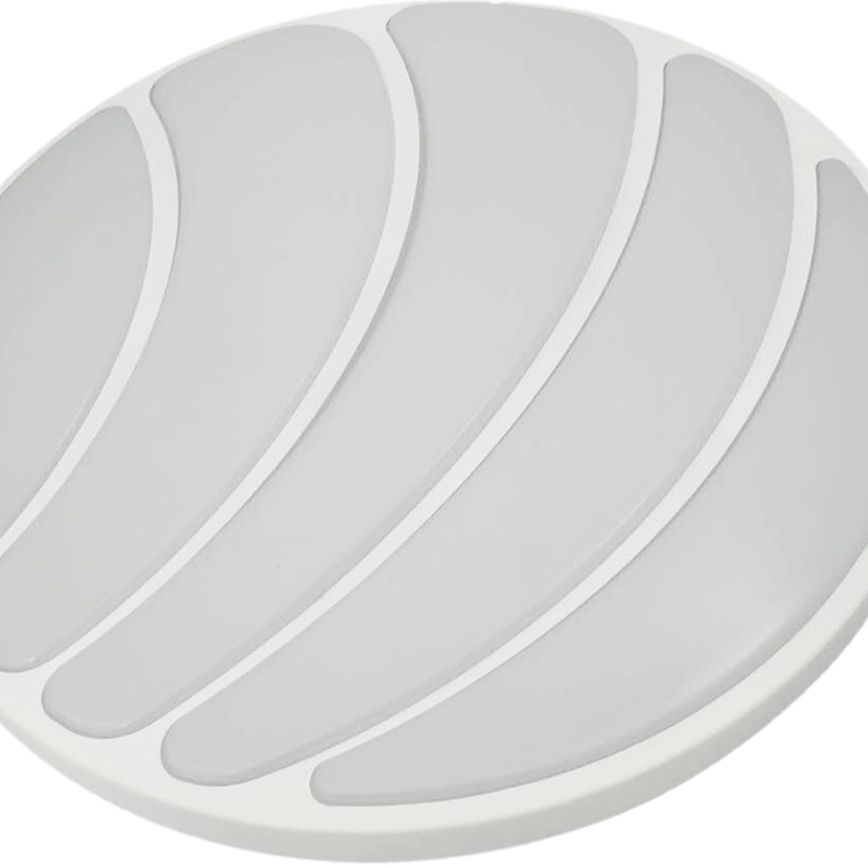 LED Dimbare plafondlamp SHELL WIT LED/40W/230V + afstandsbediening