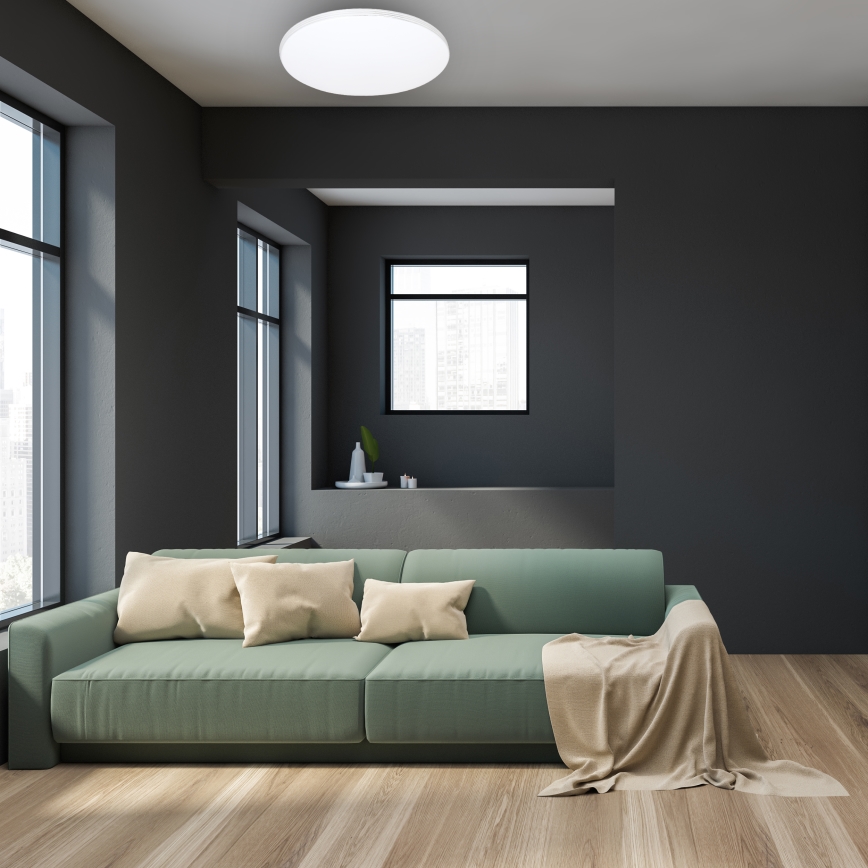 LED Dimbaar Plafondlamp SIENA LED/68W/230V + afstandsbediening