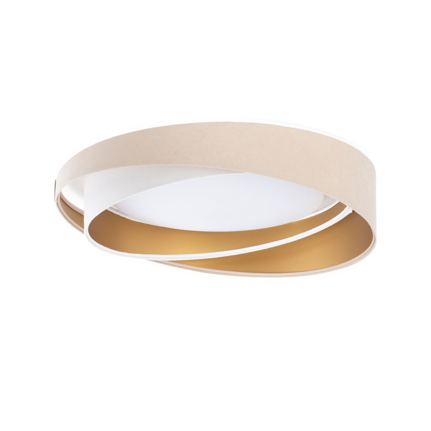 LED dimbare plafondlamp SMART GALAXY MODERN LED/24W/230V 3000-6500K Ø 55 cm beige/wit/goud + afstandsbediening