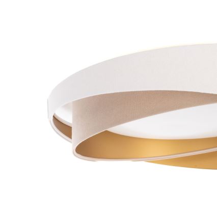 Dimbare LED-plafondlamp SMART GALAXY MODERN LED/24W/230V 3000-6500K Ø 55 cm wit/beige/goud + afstandsbediening