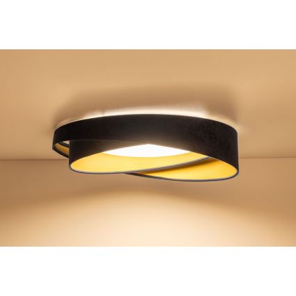 Dimbare LED-plafondlamp SMART GALAXY MODERN LED/24W/230V 3000–6500K Ø 55 cm blauw/goud + afstandsbediening