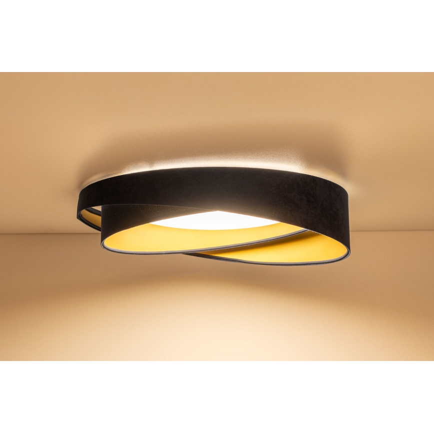 Dimbare LED-plafondlamp SMART GALAXY MODERN LED/24W/230V 3000–6500K Ø 55 cm blauw/goud + afstandsbediening