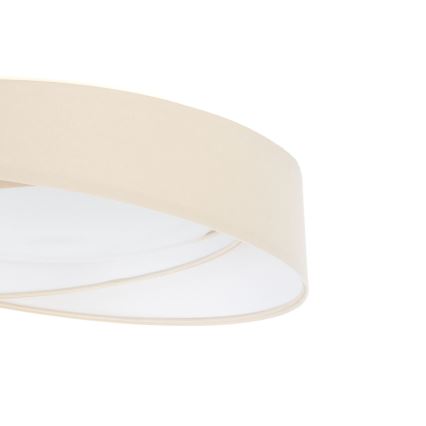 Dimbare LED-plafondlamp SMART GALAXY MODERN LED/24W/230V 3000-6500K Ø 55 cm crème/wit + afstandsbediening