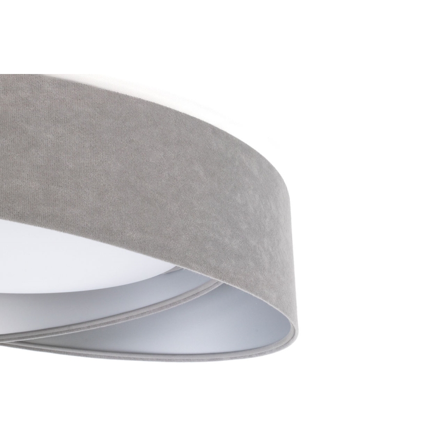 LED-dimbare plafondlamp SMART GALAXY MODERN LED/24W/230V 3000-6500K Ø 55 cm grijs/zilver + afstandsbediening