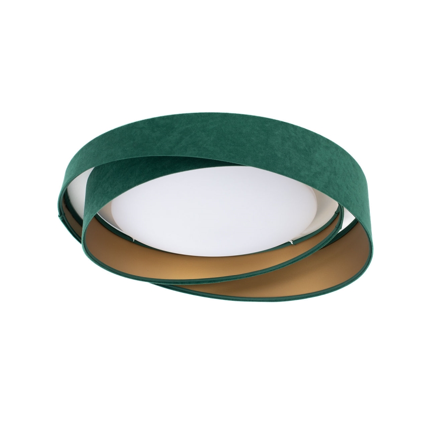 Dimbare plafondlamp SMART GALAXY MODERN LED/24W/230V 3000-6500K Ø 55 cm groen/goud + afstandsbediening