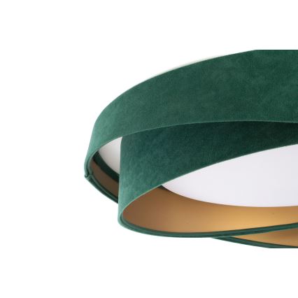 Dimbare plafondlamp SMART GALAXY MODERN LED/24W/230V 3000-6500K Ø 55 cm groen/goud + afstandsbediening