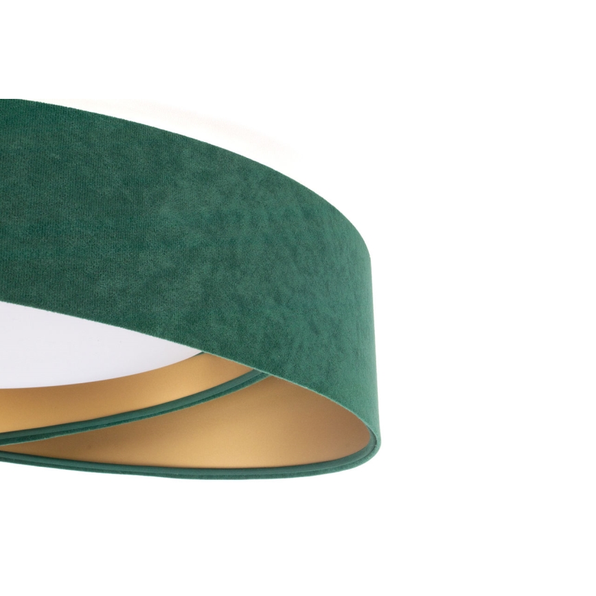 Dimbare plafondlamp SMART GALAXY MODERN LED/24W/230V 3000-6500K Ø 55 cm groen/goud + afstandsbediening