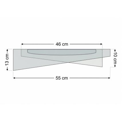 Dimbare plafondlamp SMART GALAXY MODERN LED/24W/230V 3000-6500K Ø 55 cm groen/goud + afstandsbediening
