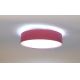 LED dimbare plafondlamp SMART GALAXY LED/24W/230V roze/goud 3000-6500K + afstandsbediening