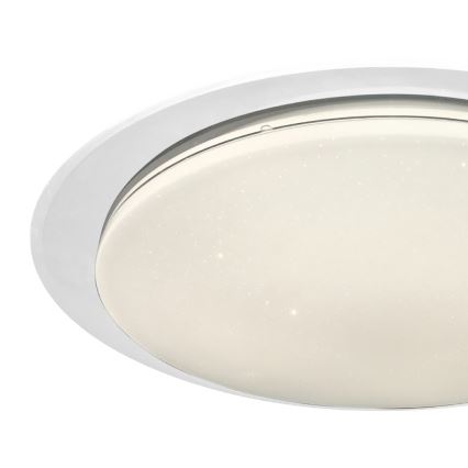 Dimbare LED-plafondlamp SONIC LED/24W/230V 3000-6000K Ø 40 cm wit + afstandsbediening